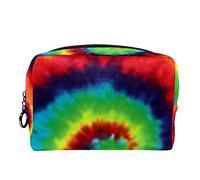 Borsa per cosmetici per donna,borsa per trucco piccola per borsa,turbinio di tieye arcobaleno,Borsa per cosmetici da viaggio,Custodia per il trucco