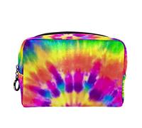 Borsa per cosmetici per donna,borsa per trucco piccola per borsa,turbinio di tieye arcobaleno,Borsa per cosmetici da viaggio,Custodia per il trucco