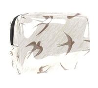 Borsa per cosmetici per donna,borsa per trucco piccola per borsa,uccelli in volo vita selvaggia,Borsa per cosmetici da viaggio,Custodia per il trucco