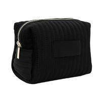 Borsa per cosmetici piccola da viaggio, Borsa per cosmetici con cerniera di grande capacità, Custodia per trucchi con cerniera per donne e ragazze, Borse da viaggio carine per organizer, Borsa per tru