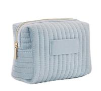 Borsa per cosmetici piccola da viaggio, Borsa per cosmetici con cerniera di grande capacità, Custodia per trucchi con cerniera per donne e ragazze, Borse da viaggio carine per organizer, Borsa per tru