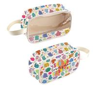 Borsa per cosmetici trasparente per consulente scolastico, regalo di laurea, regalo di orientamento o consigliere, Borsa del consigliere