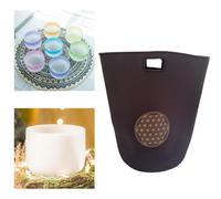 Borsa per custodia da trasporto per campana tibetana in cristallo resistente