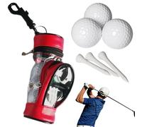Borsa per da golf - Taglie per tee in tessuto premium | Organizzatore multiuso a piccola capacità con un design resistente all' robusti, spazio pratico per le palline Tornamio per ester