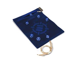 BORSA PER DADI DA GIOCO ENHANCE Tabletop Roll on a Scroll Blu