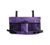 Borsa per Deambulatori Borsa Organizzatore Tasca Portaoggetti Sacca Appendibile Compartimenti a Rete Tessuto Oxford 600D, Borsa Organizer Per Deambulatore, Array, Viola