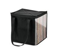 Borsa Per Dischi In Vinile,Due Maniglie Laterali Pieghevoli Realizzate In Resistente Materiale Lavabile 420 + TPU Porta Dischi Vinile,Custodia Portatile Per Dischi In Vinile