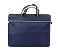Borsa per Documenti, Borsa Organizer per Documenti, Borsa Portadocumenti in Tessuto Oxford Impermeabile con Cerniera, Maniglia per il Trasporto Portatile, per Riunioni di Lavoro