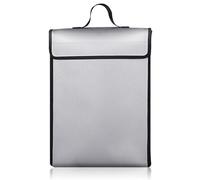 Borsa Per Documenti Ignifuga - Custodia Sicura A4 Resistente Al Fuoco E All'acqua, Borsa Di Protezione In Siliconica Liquida Da 1200 ℃ | Archiviazione Sicura Per Contratti, Gioielli, Denaro,