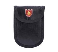 Borsa per documenti ignifugo e impermeabile, 14 cm x 10 cm, in tessuto in fibra di vetro, custodia di sicurezza per casa e ufficio, per archiviare file e archivi di dati