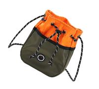 Borsa per dolcetti per cani, borsa a tracolla da allenamento per cuccioli, con tasca per dolcetti, tasca regolabile impermeabile per cibo secco e carne, per escursionismo, escursionismo, campeggio