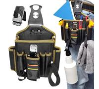 Borsa per elettricista - Cintura per borsa degli attrezzi regolabile | Stoccaggio degli attrezzi della cintura della vita regolabile, supporto per l'organizzatore di ingranaggi tecnici tascabili