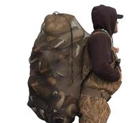 Borsa per esche da caccia all' , in rete, per la caccia all' , leggera, portatile, con cinghie regolabili per uccelli acquatici, giallo., vedi descrizione, Vedi descrizione