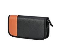 Borsa per esche da pesca e spinner con cerniere, paillettes, borsa organizer per cucchiai, esche in nylon antipolvere, Multicolore, M