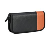 Borsa per esche da pesca e spinner con cerniere, paillettes, borsa organizer per cucchiai, esche in nylon antipolvere, Multicolore, L