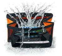 Borsa per esche, organizer portatile in rete con manico, organizer per attrezzatura da, per attività all'aperto, fiumi, laghi, laghi, vacanze in mare profondo, vacanze in famiglia, mattina