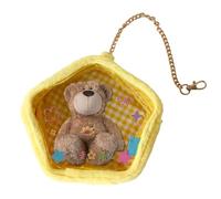 Borsa per esposizione di figure - Borsa compatta trasparente per bambole, elemento stella 3D cartone animato, per bambini, donne, uomini, zaino, borsa da viaggio all'aperto, stella, Refer to