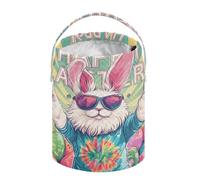 Borsa per filati all'uncinetto Cool Rabbit Easter Baskets Crochet Tote Bag Knitting Bag Craft Bag Yarn Storage Bag per gli amanti dell'uncinetto, accessori e forniture per maglieria