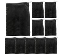 Borsa per filtri per acquario, calza per acquario, sacchetti filtranti a lunga durata per acqua , salata, manutenzione 'acquario domestico, 35 x 40 cm, nero, Refer to description, Unisex
