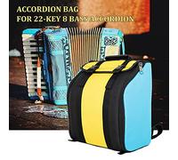 Borsa Per Fisarmonica A 22 Chiavi 8 Bassi Con Imbottitura Morbida E Tessuto Oxford Durevole Zaino Regolabile Per Trasporto In Esibizioni Lezioni O Viaggi
