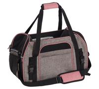 Borsa Per Flamingo Xandor Taupe Per Cani Piccoli 48x25x33 Cm, Facile Da Pulire