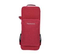 Borsa per flauto cinese Hulusi Borsa morbida Chiusura con cerniera Multifunzione Hulusi Cucurbita Borsa per flauto Zaino Hulusi per viaggiare, ROSSO