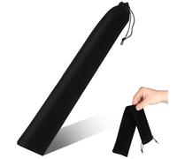 Borsa per Flauto Verticale con Coulisse, Custodia Nera 10 Pollici