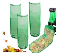 Borsa per foglie da giardino, sacchetti riutilizzabili solidi per foglie e prato, 4 pezzi, contenitore per la pulizia giardino con cordino per terrazza