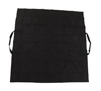 Borsa per foglie di giardinaggio pesante riutilizzabile 2 in 1 foglie di caduta da giardino tappetini per le foglie di immondizia per esterni per rifiuti da cortile 600d panno (Nero)