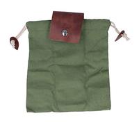 Borsa per Foraggiamento All'aperto Tela Portatile, Custodia per Foraggiamento Cerata Borse per Funghi Borsa Pieghevole da Caccia in Pelle Pu Bushcraft Borsa da Trekking Borsa per Attrezzi Appesa