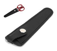 Borsa per forbici per capelli salone, Borsa per fodero di sicurezza per forbici, Borsa per forbici professionale in pelle PU Supporto per forbici portatile, Holster Organizer Strumenti per(nero)