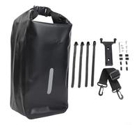 Borsa per forcella anteriore da 10 l, impermeabile, con supporto a sgancio rapido, per scooter elettrico, mountain bike, bici da strada, accessori per ciclismo (10 l, nero)