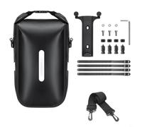 Borsa per forcella anteriore della bicicletta 5.5L materiale impermeabile | L'interno spazioso da 5,5 litri si adatta a vestiti e strumenti, materiale PVC, resistente all'usura, colore nero