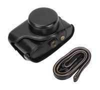 Borsa per fotocamera in pelle Ever Ready per modelli Canon PowerShot G7X Mark II, protezione completa, strato interno morbido, leggera e impermeabile