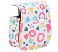 Borsa per Fotocamera Istantanea, Custodia Protettiva per Fotocamera con Motivo a Colori con Tracolla, Borsa per Fotocamera in PU Carina per Ragazze Ragazzi Donne, per Fujifilm Mini11 / 9 Fotocamera