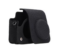 Borsa per fotocamera istantanea in pelle PU e pizzo nero vintage per Mini 12 e 13,5 cm