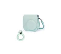 Borsa per fotocamera Mini 12, verde menta per INSTAX con specchio per autoritratti