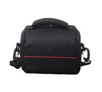 Borsa per fotocamera nera, elegante, portatile, antiurto, piccola custodia per fotocamera per donne e uomini, Nero , 26cmx19cmx14cm, come descrizione
