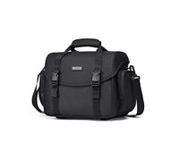 Borsa per fotocamera nera impermeabile borsa a tracolla imbottita per Sigma 70-200m f/2.8 DG DN OS obiettivo sportivo con fotocamera Sony Alpha a7R, a7R II, a7R III, a7R IV, a7R V, Nero,