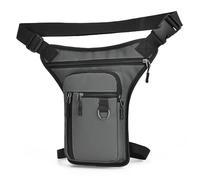Borsa per gambe Drop - Custodia per coscia facile da gestire, borsa per la guida in moto, attività all'aria aperta, deposito attrezzi, tasca essenziale per gli uomini, posto