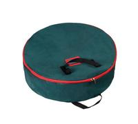 Borsa per ghirlande, 60 cm, borsa portaoggetti per ghirlande, borsa natalizia con cerniera, spessa, con manico rinforzato, borsa portaoggetti per ghirlande per l'organizzazione del garage