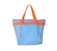 Borsa per giocattoli Borsa da spiaggia in rete Borsa da spiaggia capacità Lavaggio da toilette da viaggio per bambini Donne e ragazze Borsa da viaggio giocattolo Borsa da viaggio