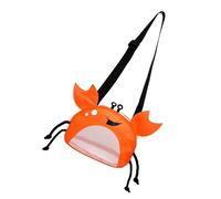 Borsa per giocattoli da spiaggia a forma di granchio | Borsa da spiaggia per bambini, con cinghie regolabili, per viaggi, vacanze, picnic, campeggio, piscina, lago