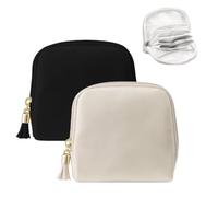 Borsa Per Gioielli Da 2 Pezzi In Mano, Tasche Interne A Strati Sottili, Borsa Portatile, Adatta Per Il Pendolarismo Quotidiano, Lo Shopping E I Viaggi Brevi.