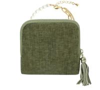 Borsa per gioielli da viaggio | Custodia in velluto con cerniera, organizer compatto per collane, orecchini e anelli per dormitorio, spiaggia, crociera, fughe nel fine settimana e