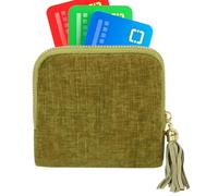 Borsa per gioielli da viaggio - Custodia portatile di velluto 11x13.5x3cm, trasportatore di binari compatti, imbottito morbido con cerniera liscia di facile accesso | Slot multipli per orecch