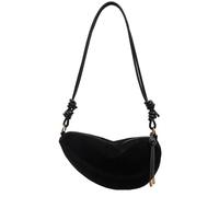 Borsa per gnocchi da donna Borsa a tracolla retrò a tracolla di grande capacità in pelle PU Messaggeri Shopping per tutti i giorni Retro Crossbody per le donne Pelle PU Spalla di grande capacità, Nero