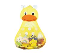 Borsa per il bagno del bambino per la vasca da bagno e la rete, ad asciugatura rapida, in rete (giallo)