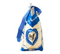 Borsa per il bucato beadbags da materiale riciclato grande blu