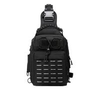 Borsa per il canto con sacchetto per la pesca, borsa per la pesca, borsa per la conservazione a tracolla, grande capacità, borsa da pesca, borsa riflettente, zaino, Nero , vedi descrizione, Vedi